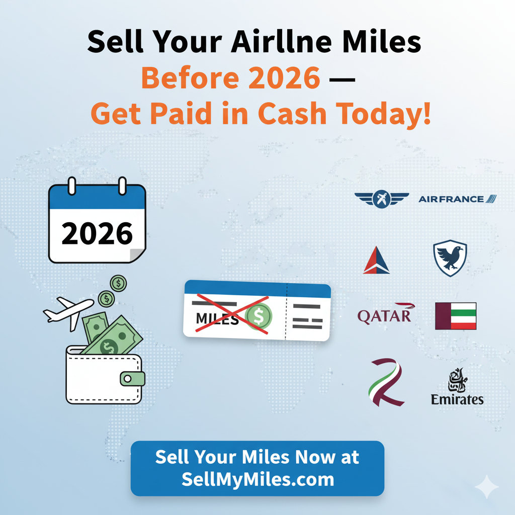 Sell Your Airline Miles Before 2026 — Here’s Why Waiting Could Cost You Big