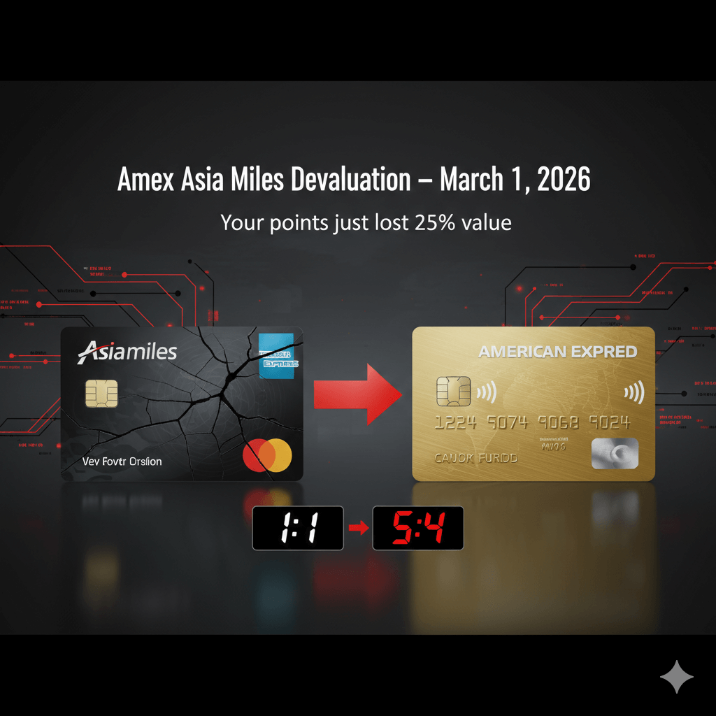 Amex to Cathay Pacific Asia Miles Transfer Devaluation from March 1, 2026